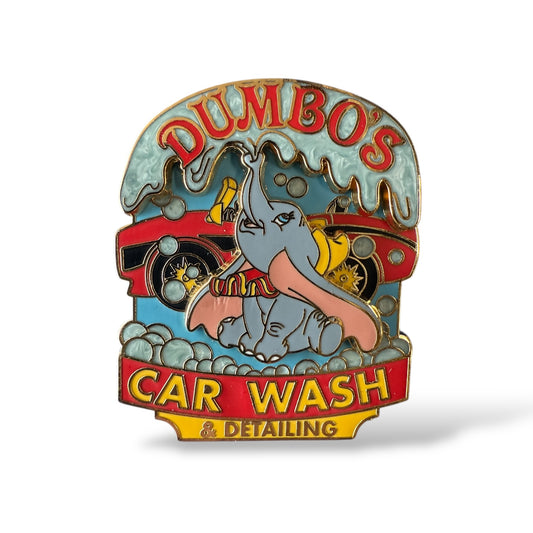 DLR Gear Up For Adventure Dumbo's Car Wash and Detailing Pin