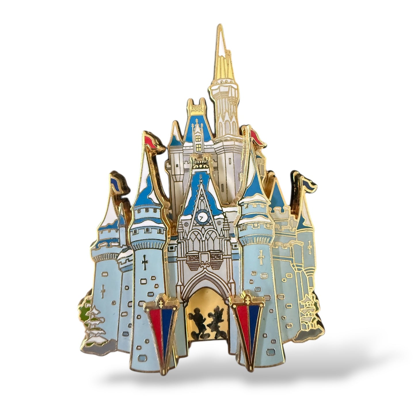 DEC 2003 Jumbo Castle Pin Collection Snowed Tokyo Pin