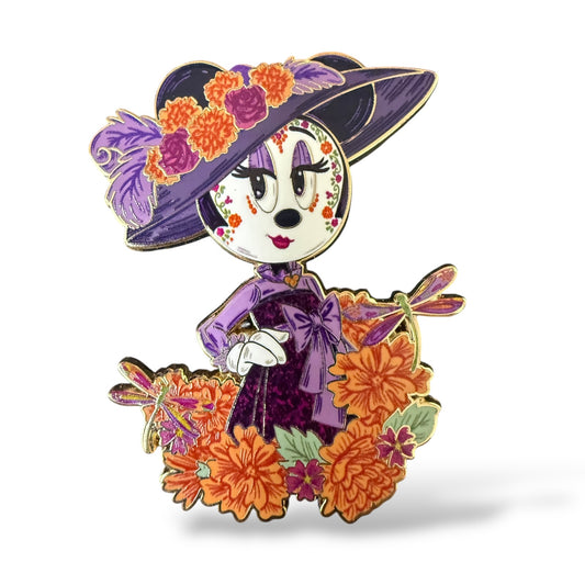 DEC Sugar Skull Day of the Dead Minnie Pin