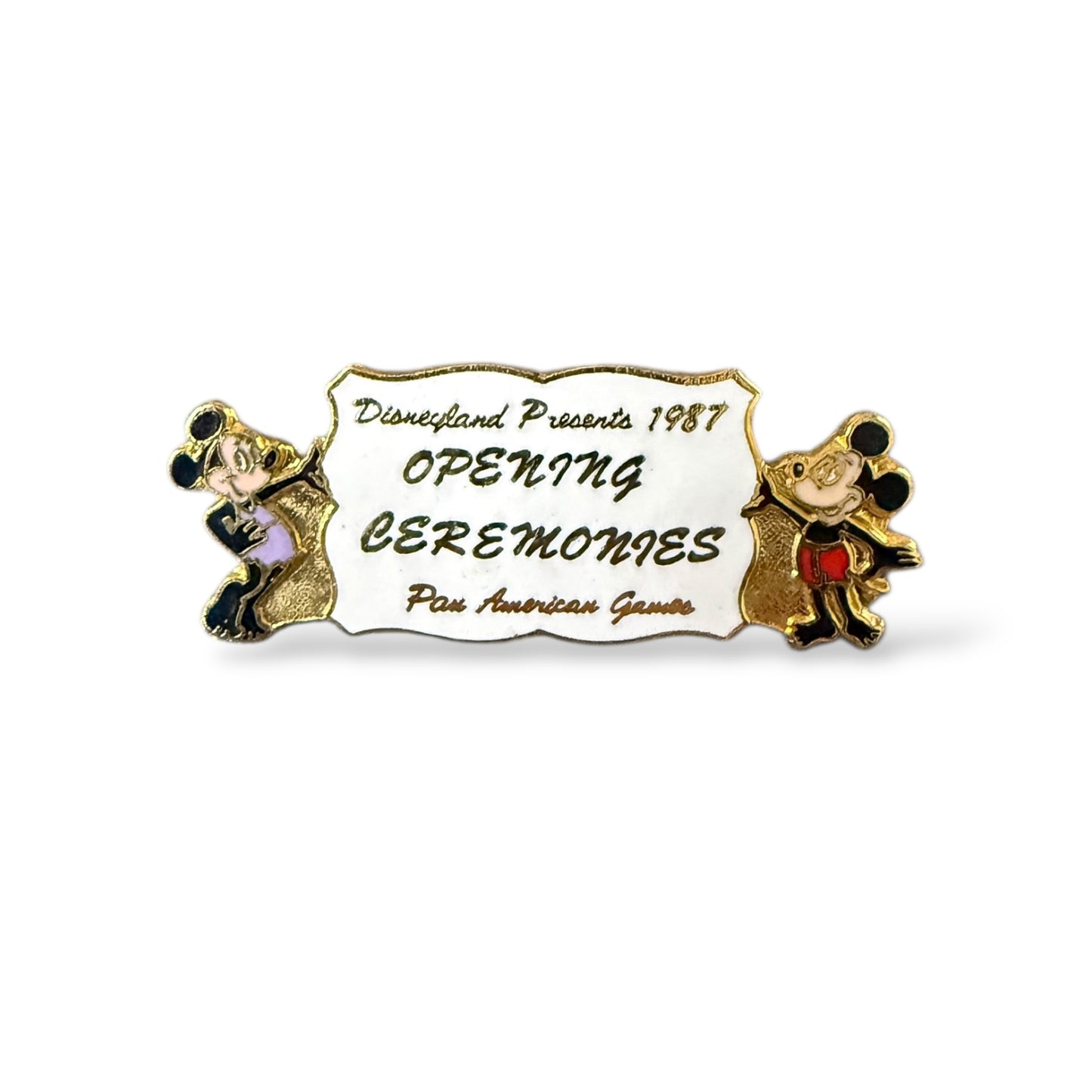 DLR Pan American Games Opening Ceremonies 1987 Participant Pin