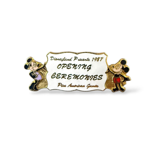 DLR Pan American Games Opening Ceremonies 1987 Participant Pin