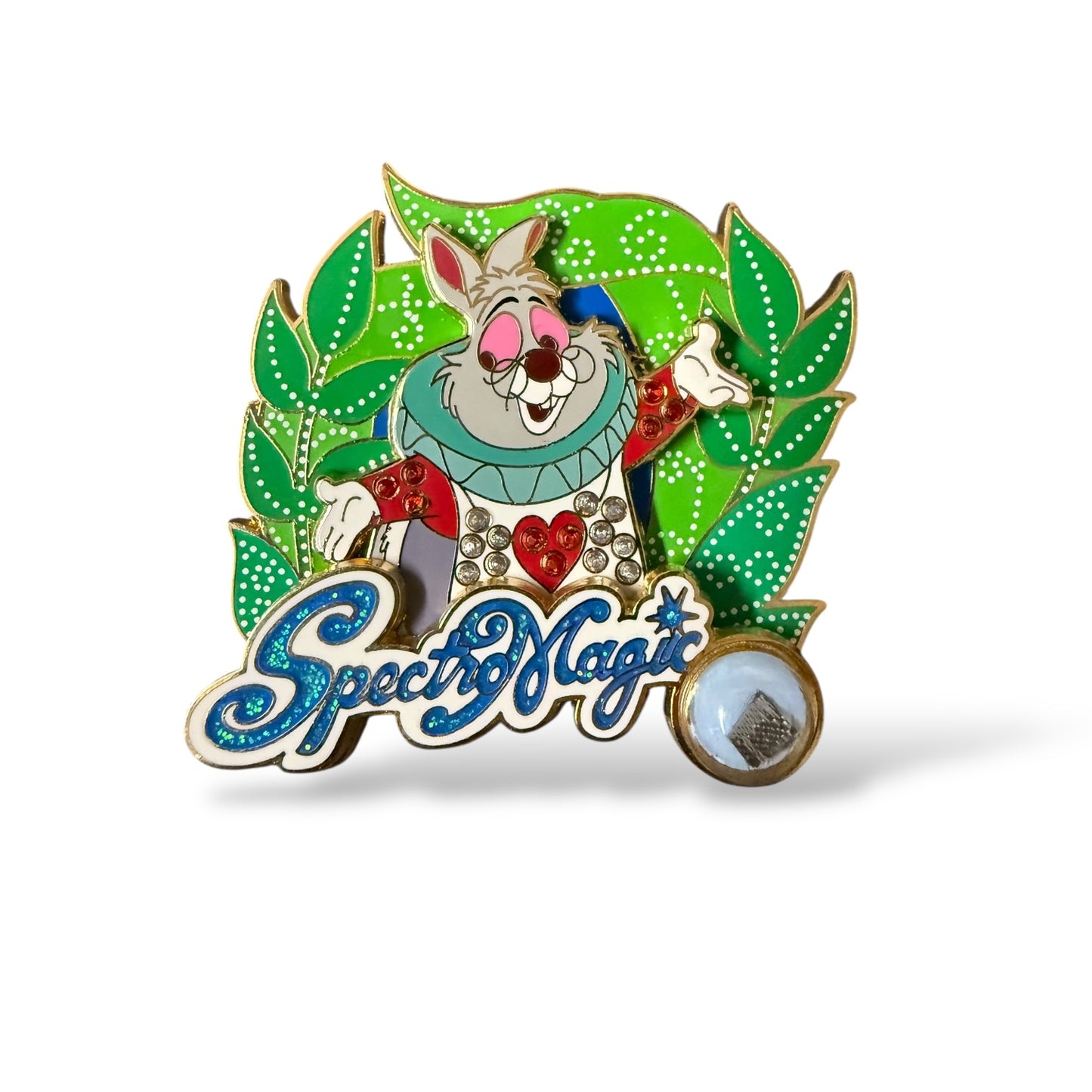 WDW Piece of Disney History SpectroMagic White Rabbit Pin