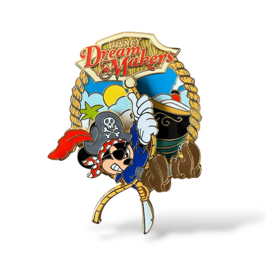 DEC Dream Makers Disney's Cruise Line Pirate Mickey Pin