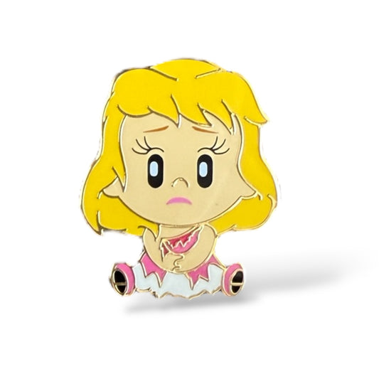 WDI Cinderella 75th Anniversary aDorbs! Mystery Cinderella in Torn Pink Dress Pin