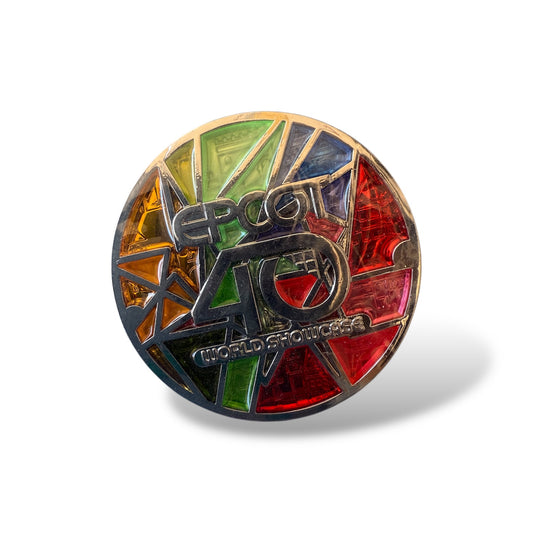 WDW Epcot 40th Anniversary World Showcase Banner Pin