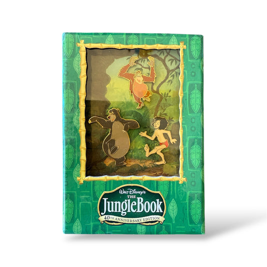 Disney Parks The Jungle Book 40th Anniversary DVD Pin Set