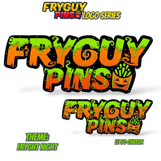 FryGuy Logo Fryght Night Pin