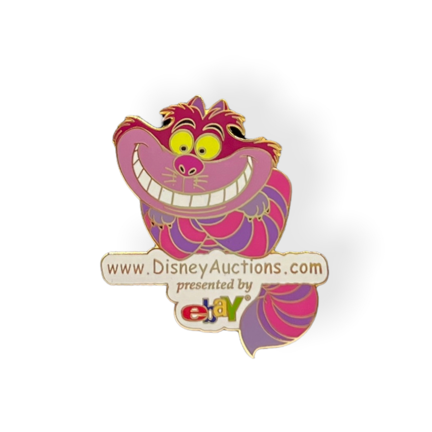 Disney Auctions Gift With Purchase Cheshire Pin