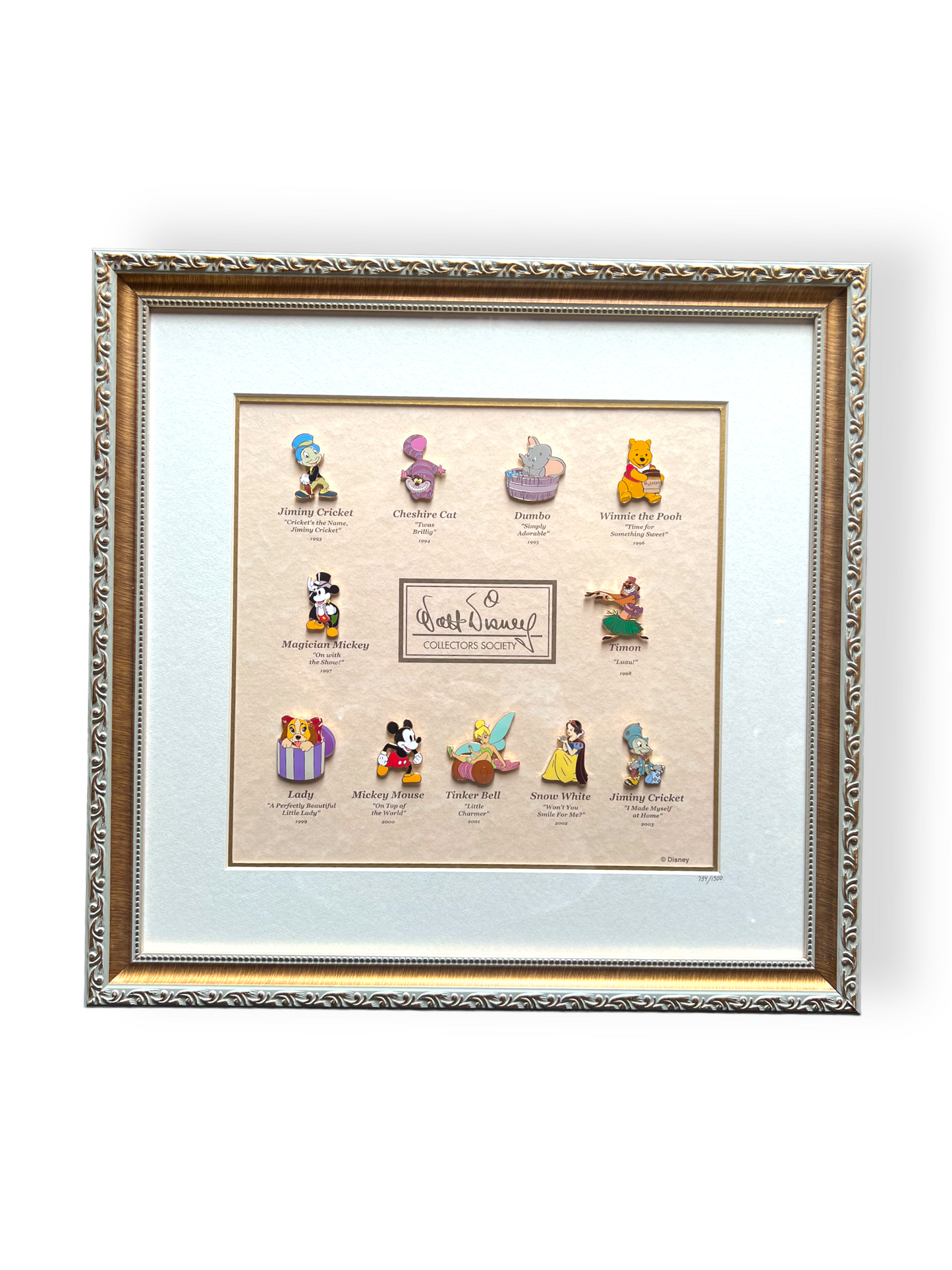 A Decade of Dreams 11 Pin Frame Set