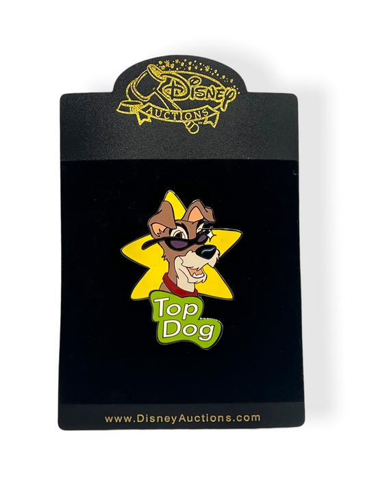 Artist Proof Black Metal Disney Auctions Top Dog Tramp Pin