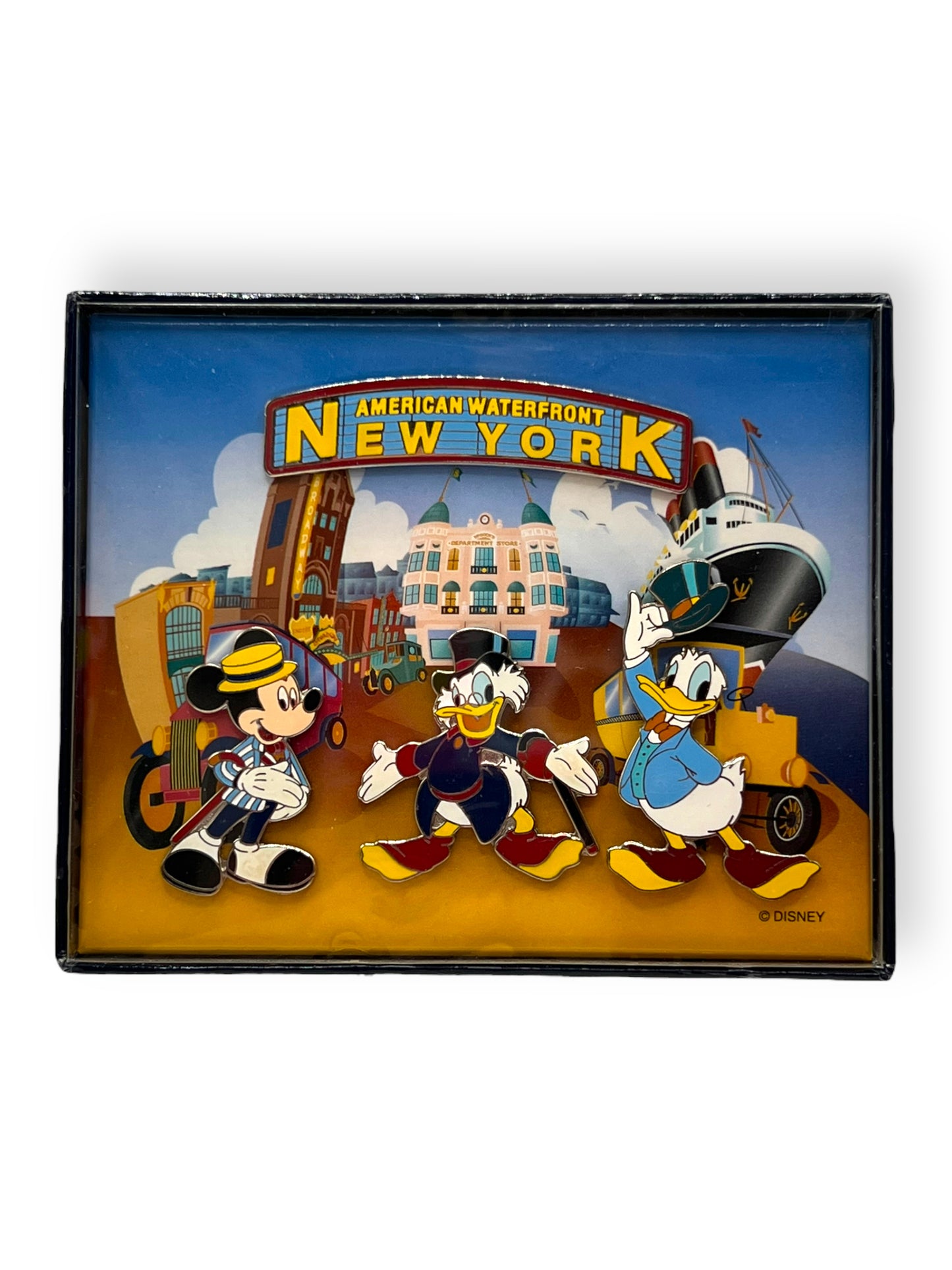 Tokyo DisneySea American Waterfront New York 4 Pin Box Set