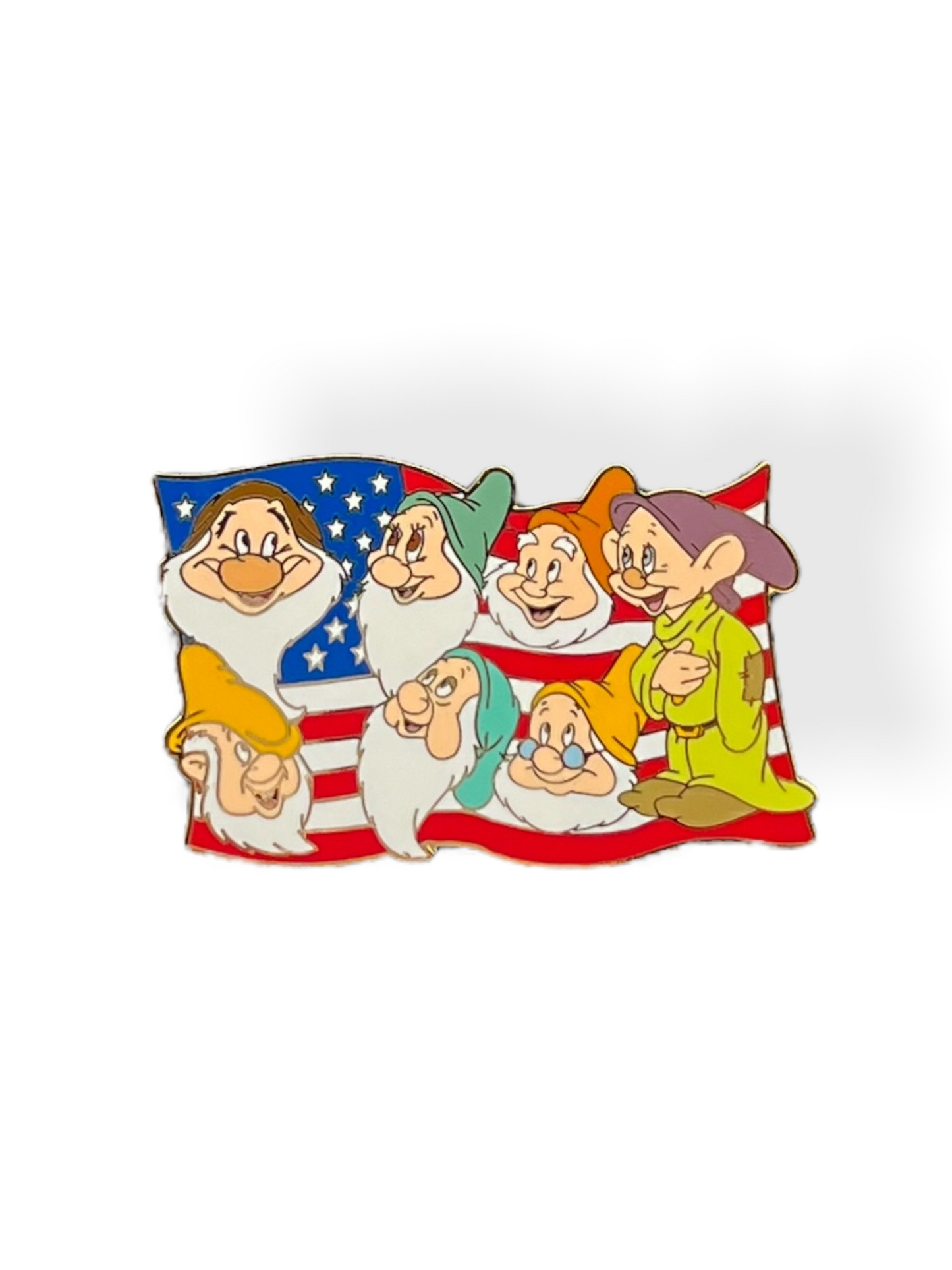 Disney Auctions Dwarfs Flag Day Pin