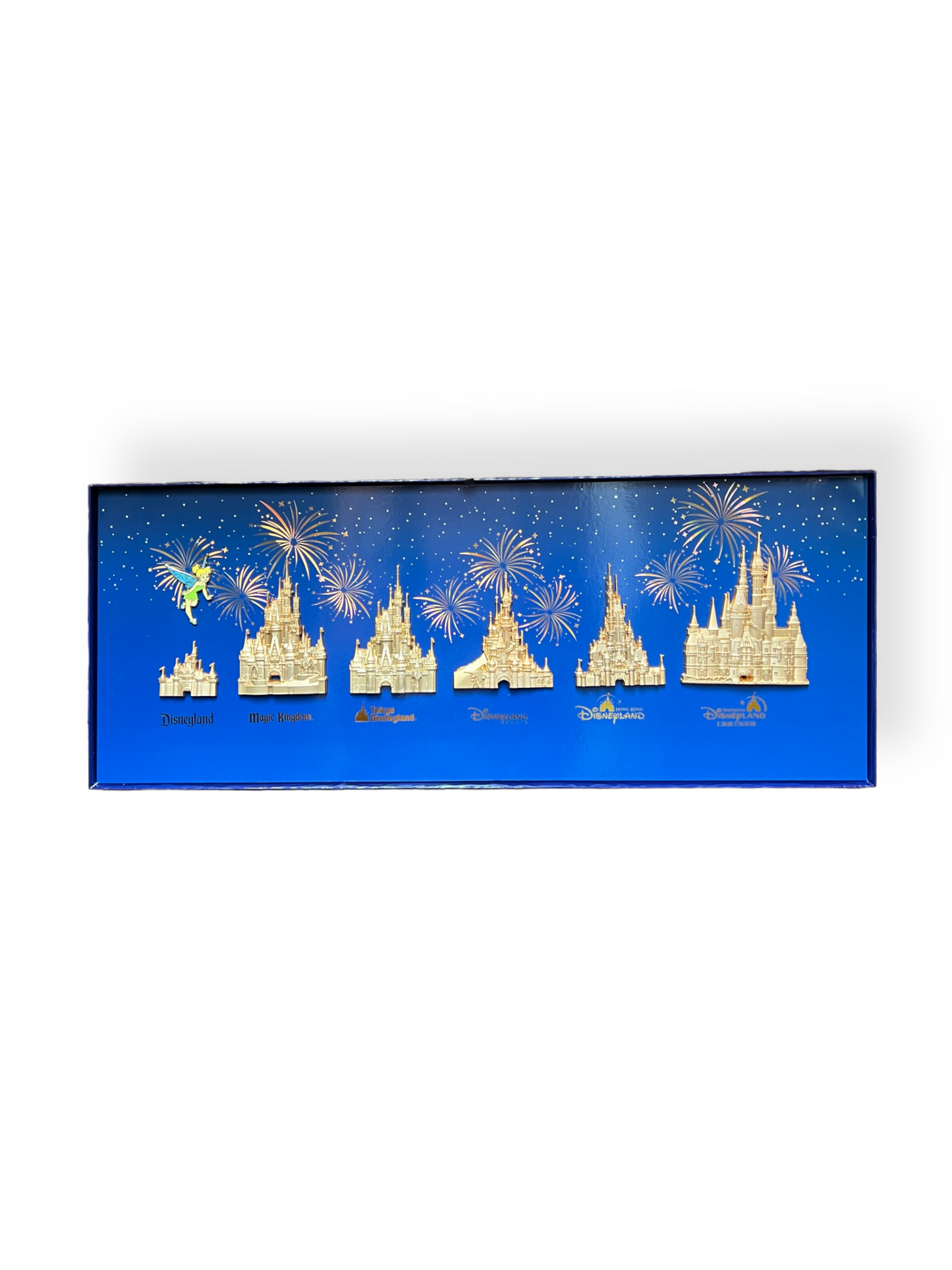 Castles of The Disney Park 7 Pin Box Set