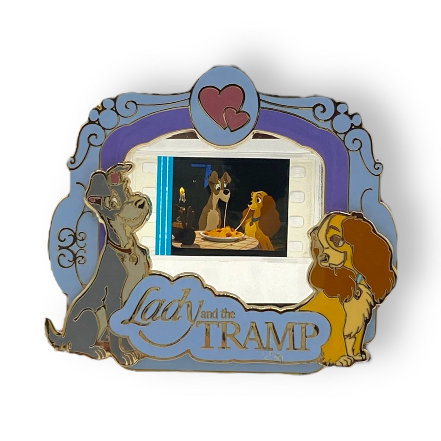 Piece of Disney Movies Lady and The Tramp Pin