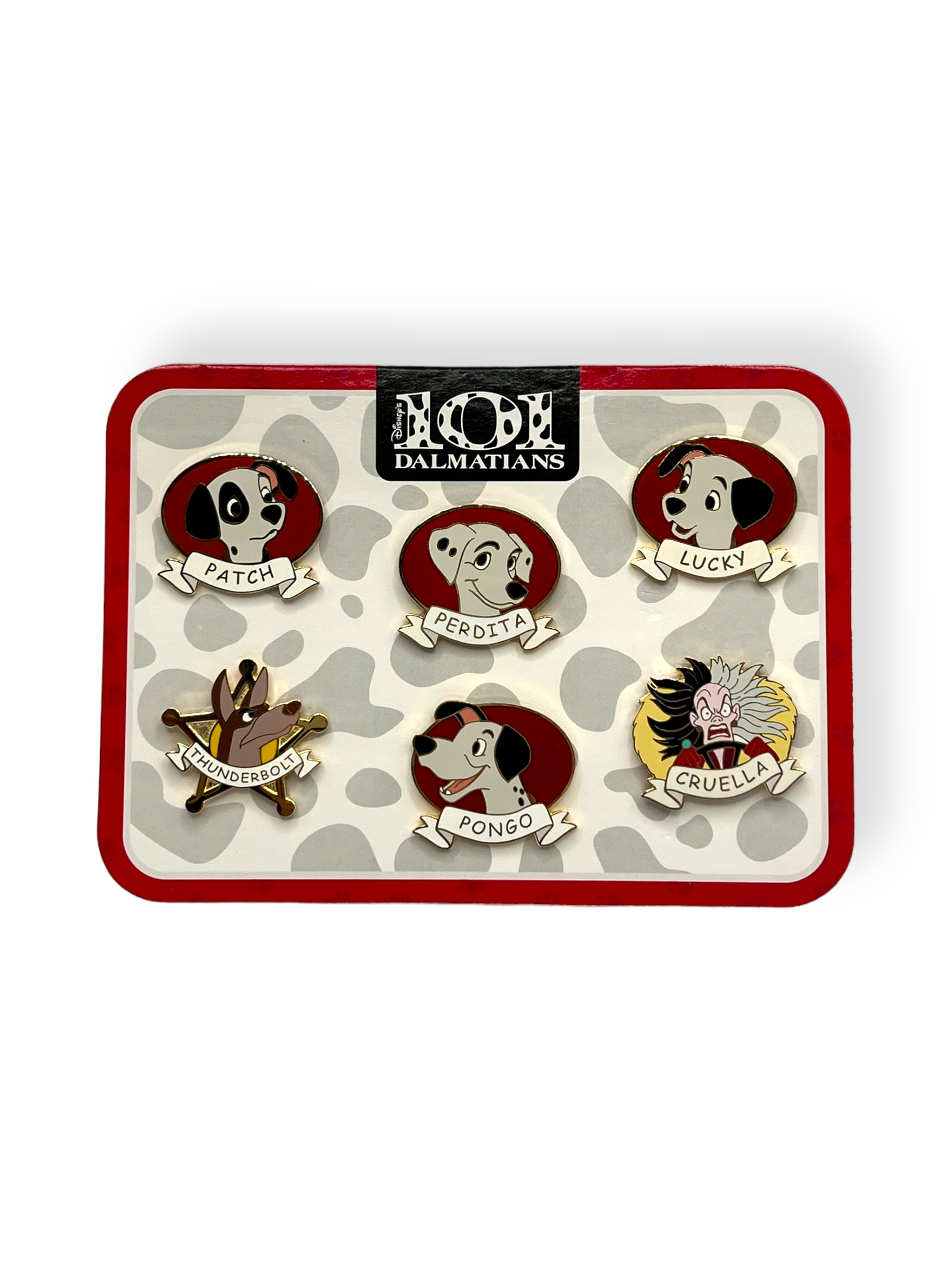 Disney Catalog 101 Dalmatians 6 Pin Set
