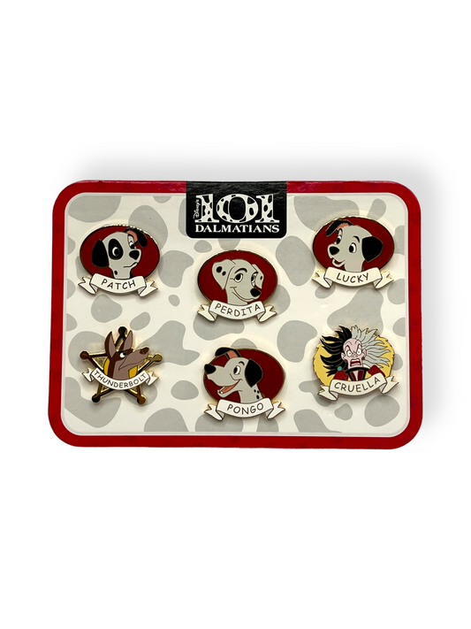 Disney Catalog 101 Dalmatians 6 Pin Set