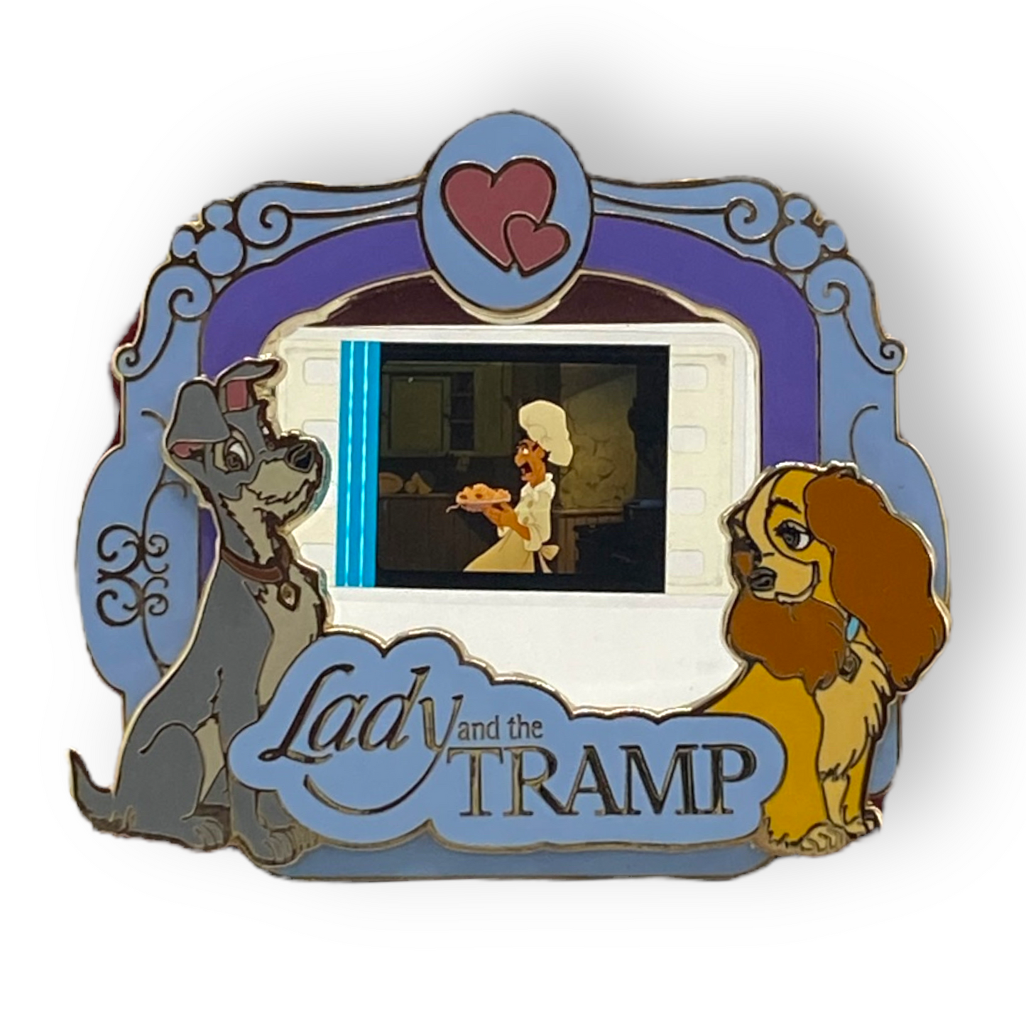 Piece of Disney Movies Lady and The Tramp Pin