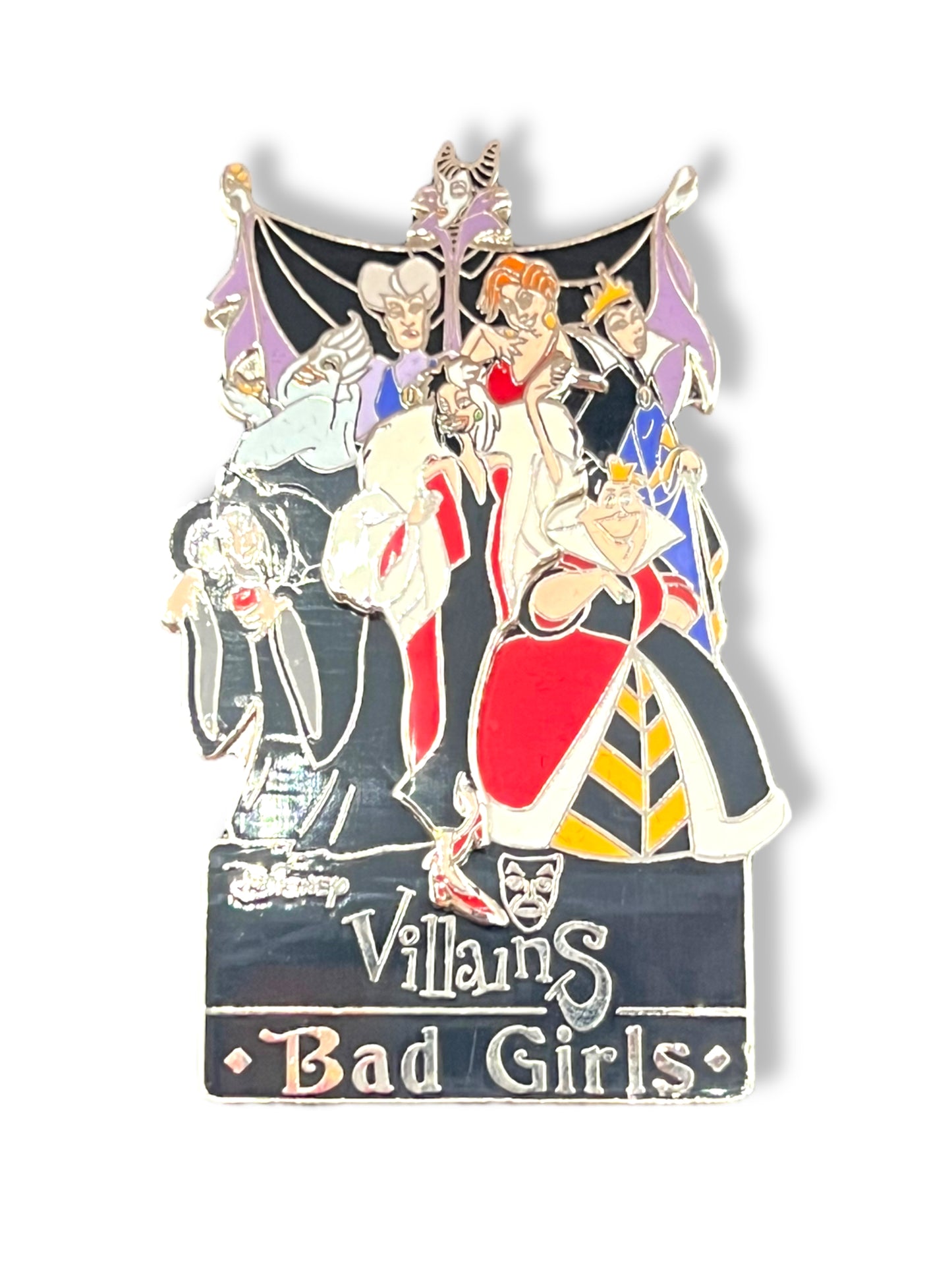 Disney Parks Villains Bad Girls Mini Jumbo Pin