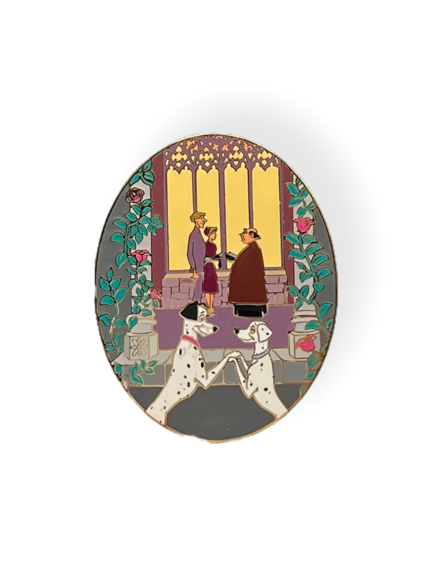 Disney Auctions Pongo & Perdita Wedding Portrait Pin