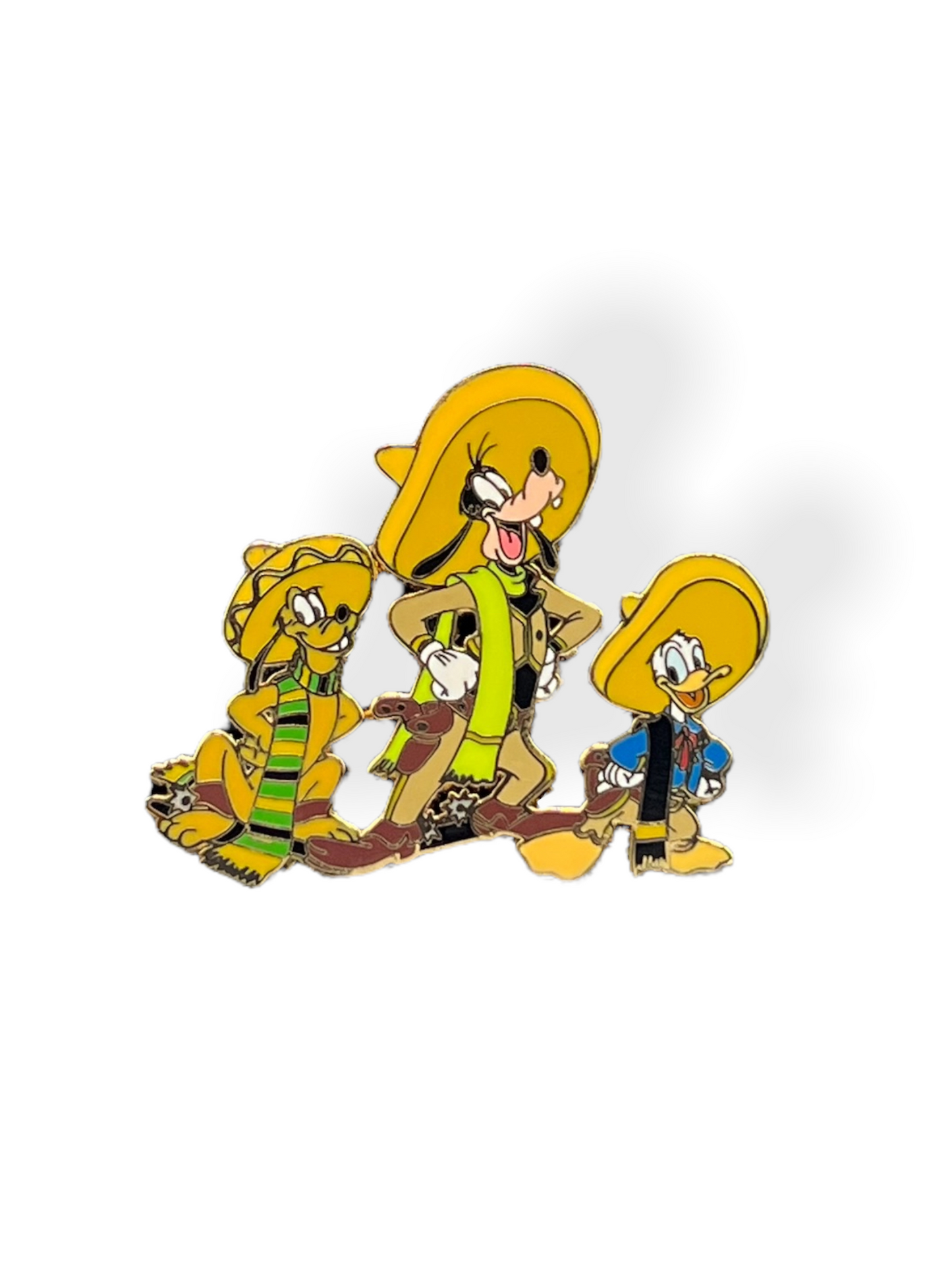 Disney Shopping Cinco de Mayo Goofy, Donald, & Pluto Pin
