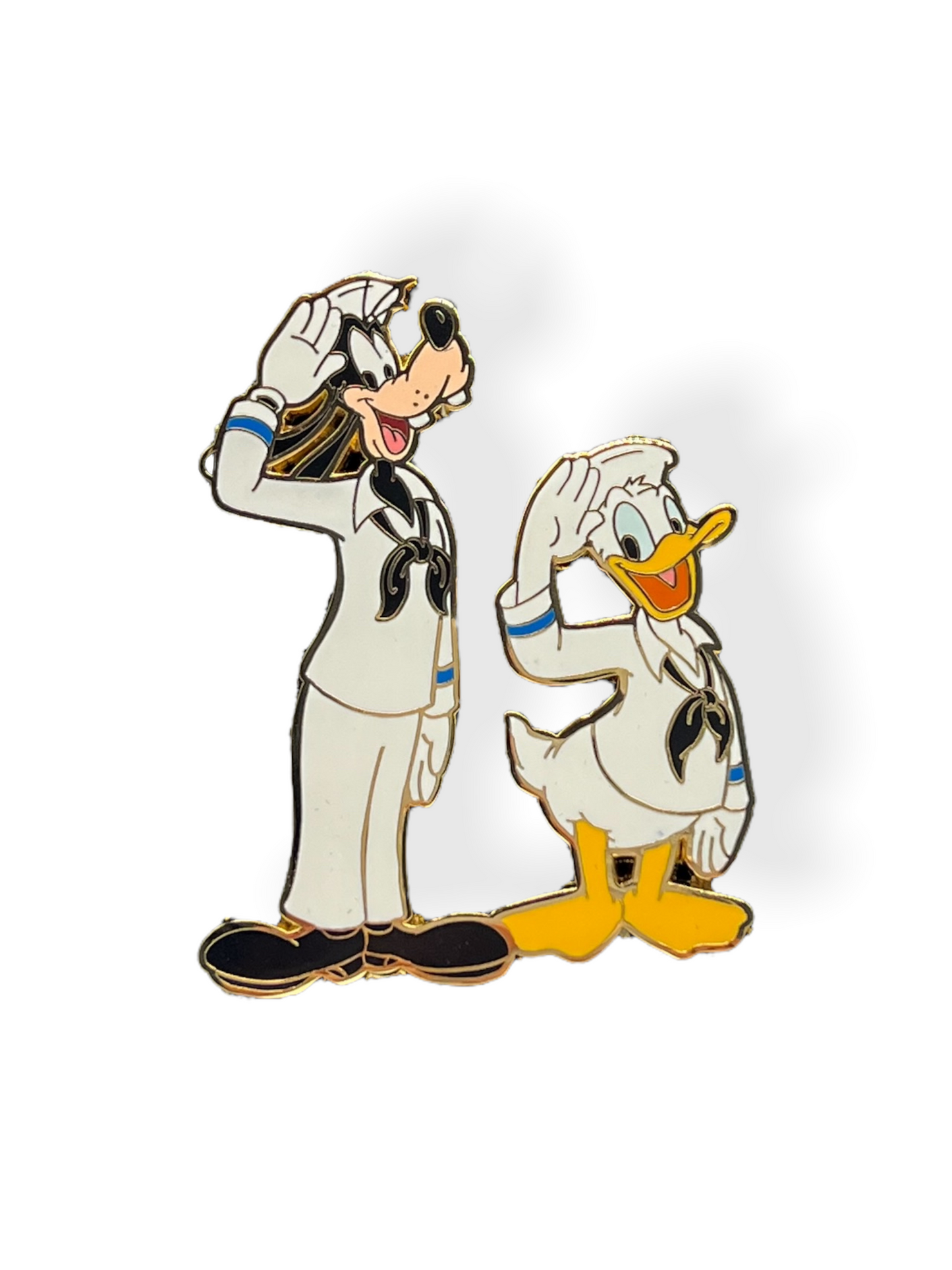 Disney Auctions Goofy & Donald Naval Officers Pin