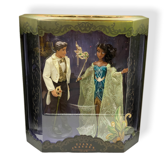 Designer Collection Midnight Masquerade Series Tiana & Naveen Doll Set