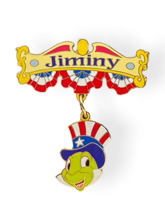 Disney Auctions Photo Frame Jiminy Cricket Pin