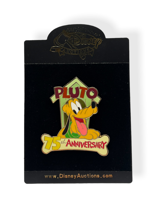 Disney Auctions 75th Anniversary Pluto Pin