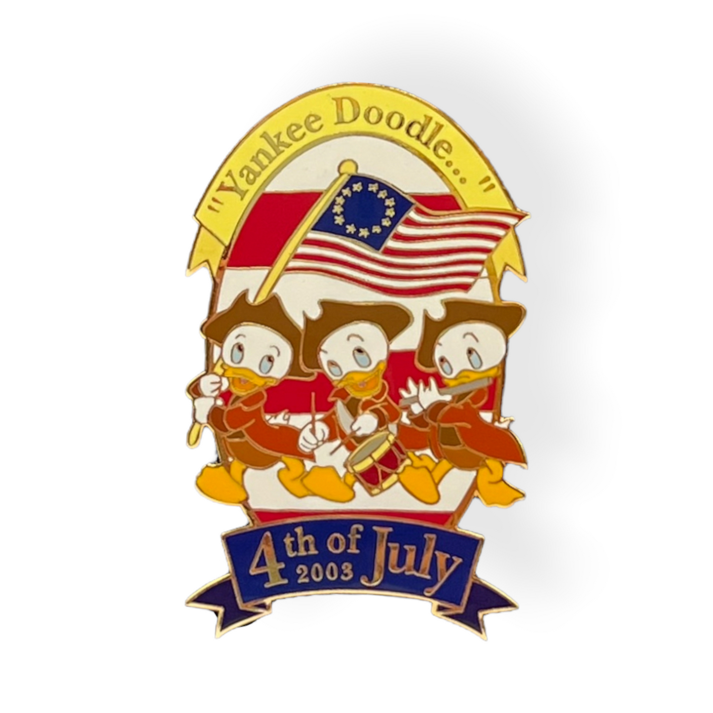 Disney Auctions 4th of July 2003 Huey, Dewey, & Louie Yankee Doodle Pin