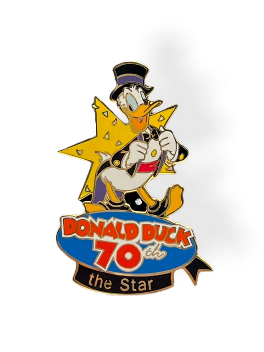 Disney Auctions 70th Anniversary Donald Duck The Star Pin