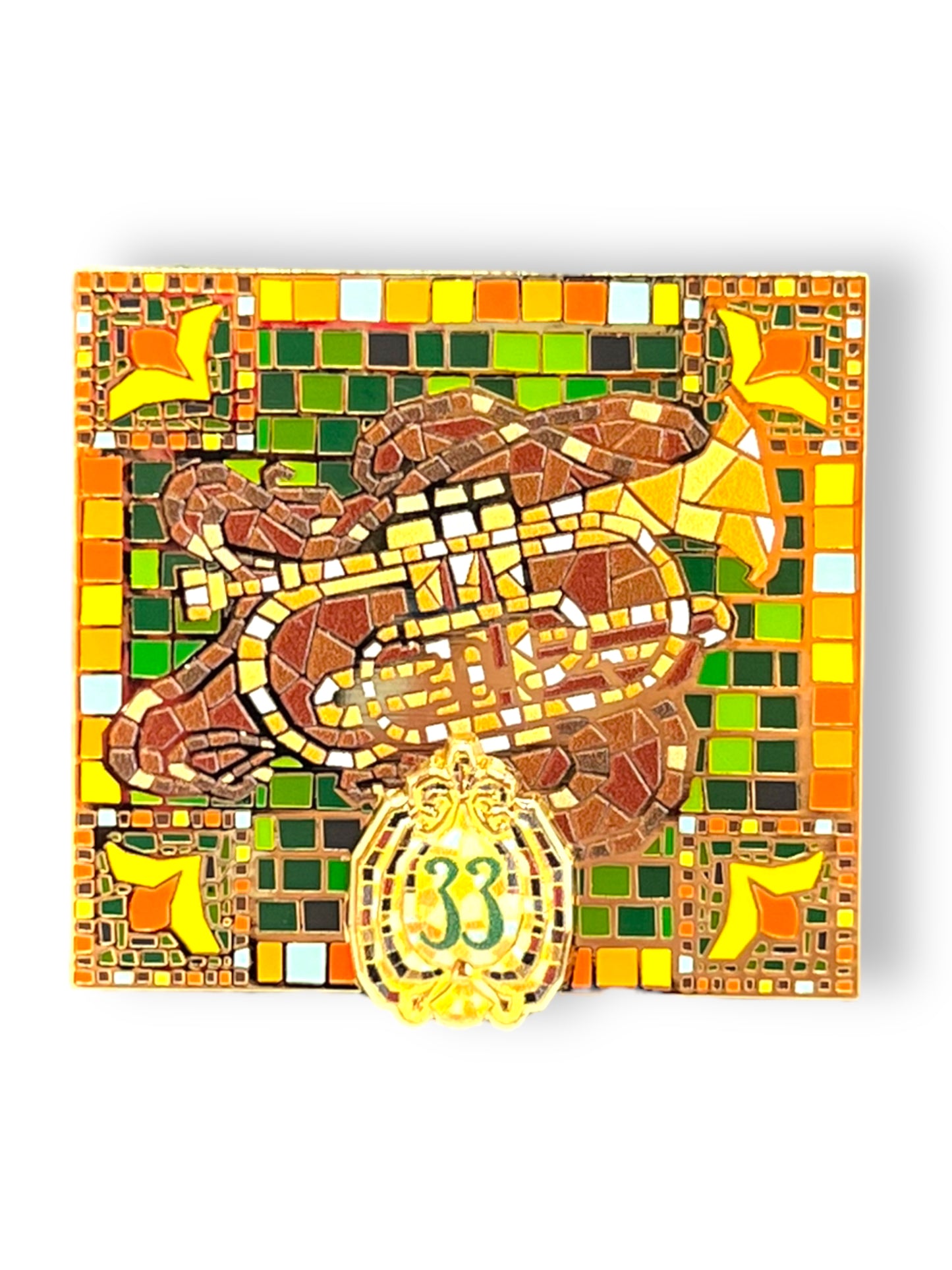 Club 33 Emerald Anniversary Horn Pin