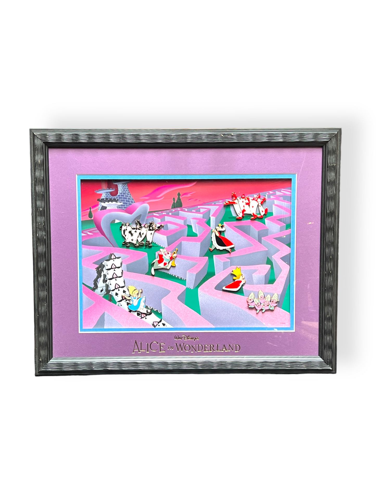 65th Anniversary Alice In Wonderland 7 Pin Frame Set