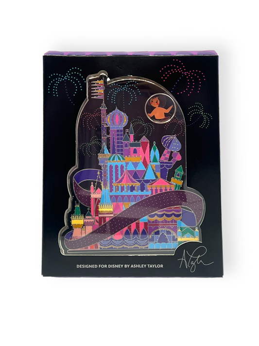 Ashley Taylor It's A Small World Jumbo Spinner Pin