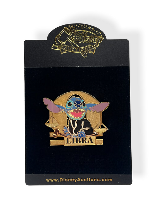 Disney Auctions Stitch Zodiac Libra Pin