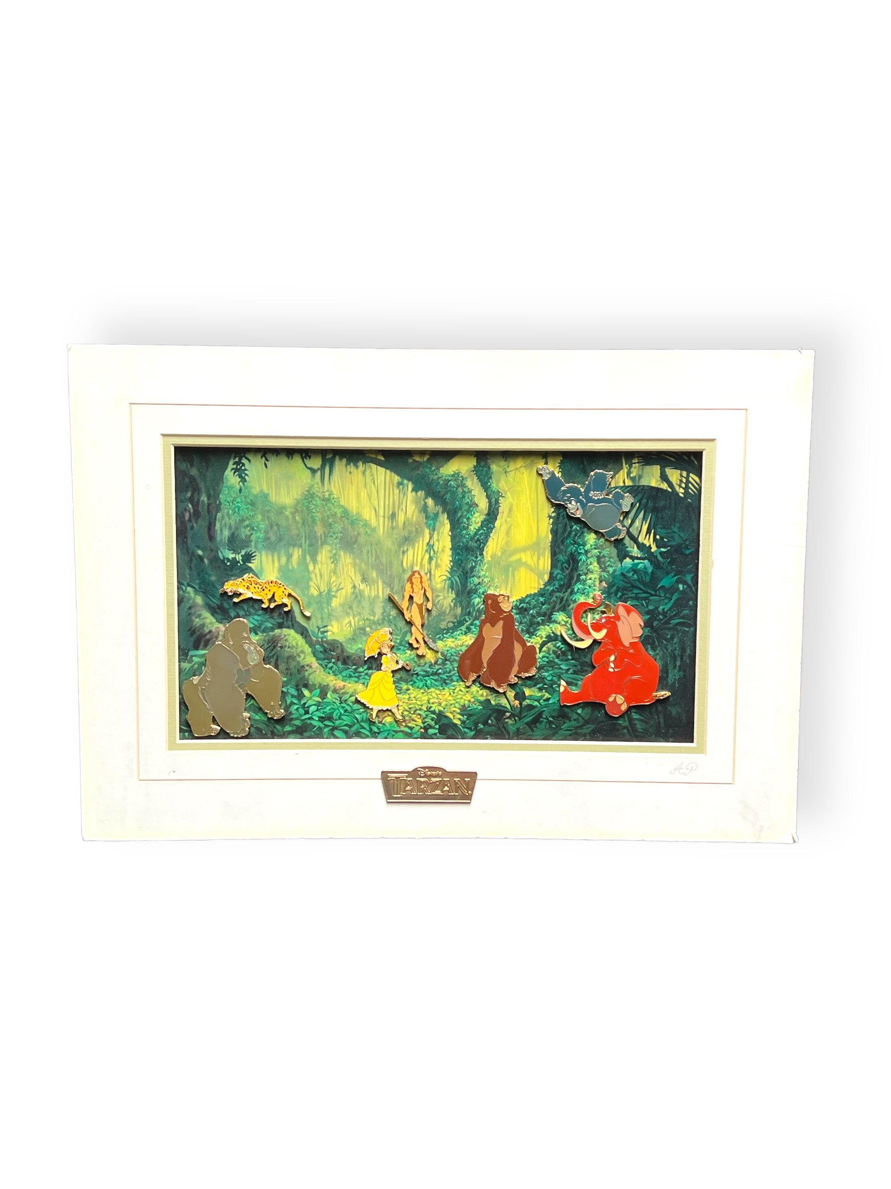 Artist Proof Tarzan 8 Pin Frame Set
