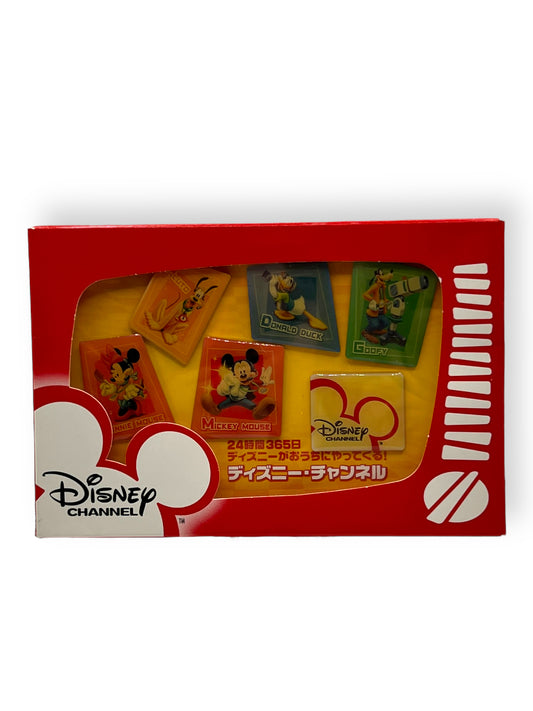 Japan Disney Channel Disney Magic Coming to Your Home 6 Pin Set