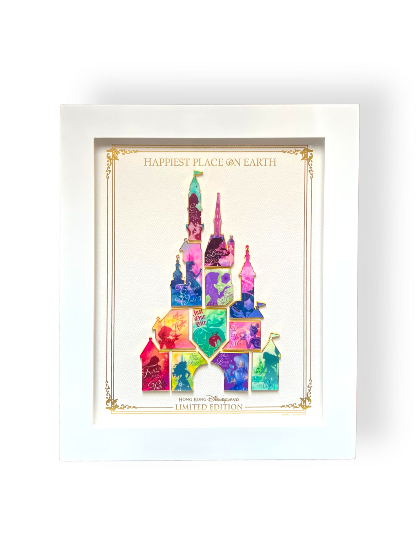 Hong Kong Princess Silhouette Pin Frame Set