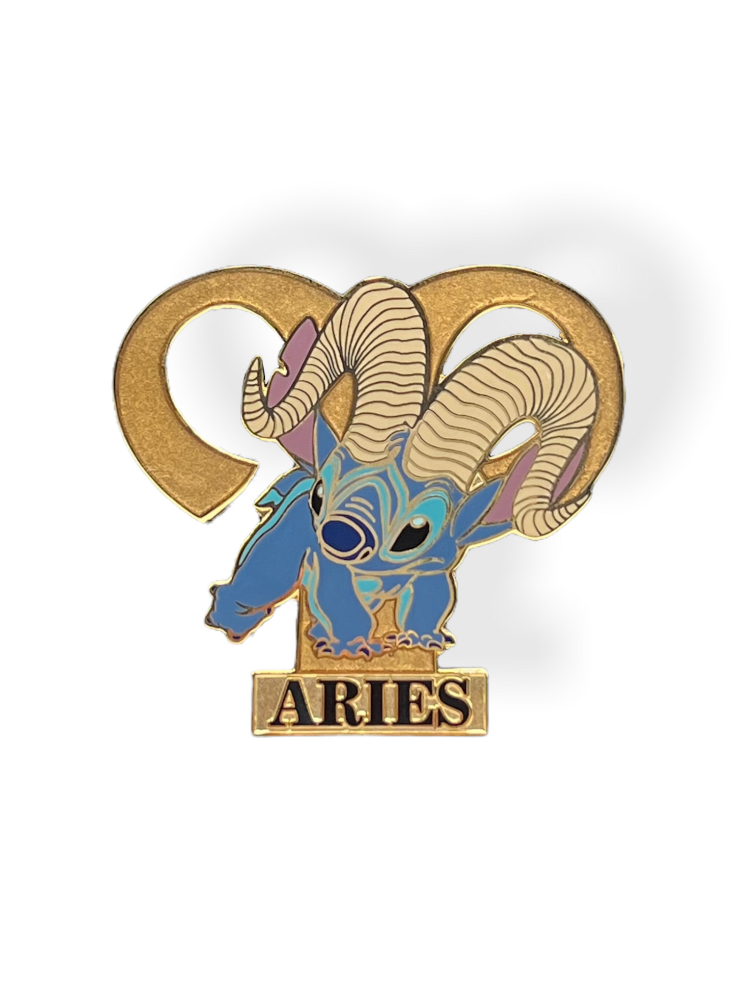 Disney Auctions Stitch Zodiac Aries Pin