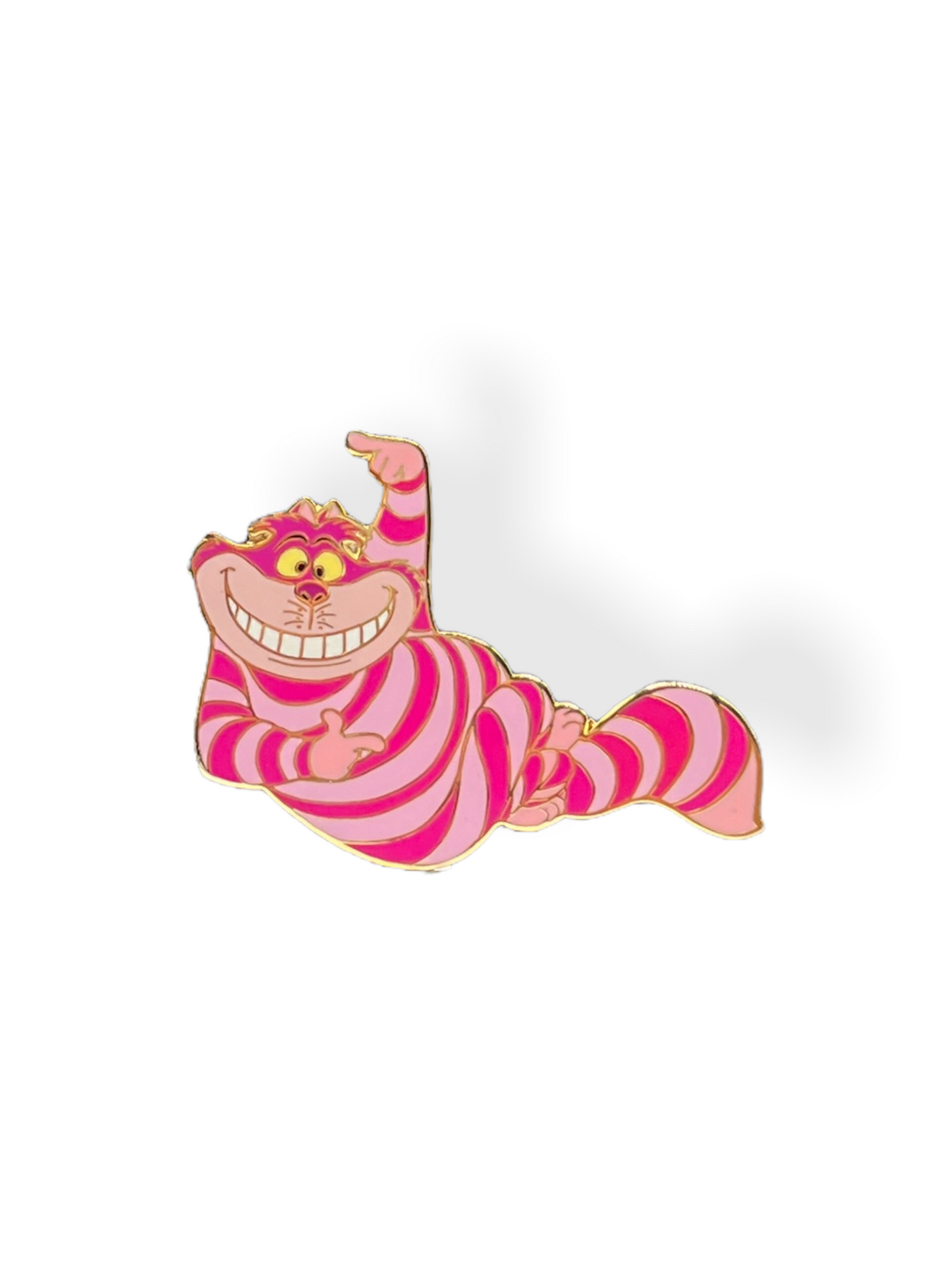 Disney Auctions Cheshire Cat Pointing He Went That Way Pin
