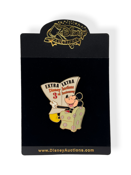Disney Auctions 3rd Anniversary Pin