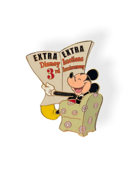 Disney Auctions 3rd Anniversary Pin