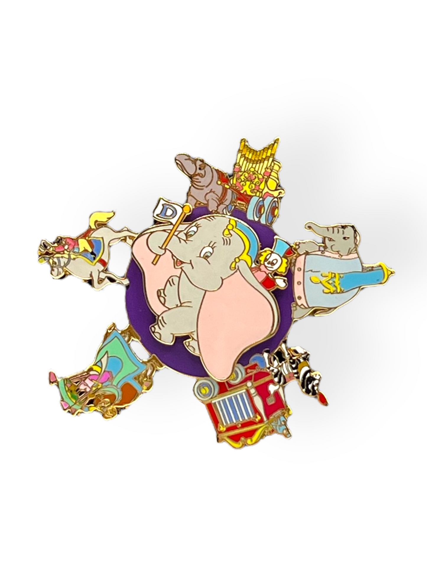 Disney Shopping Dumbo Circus Spinner Pin