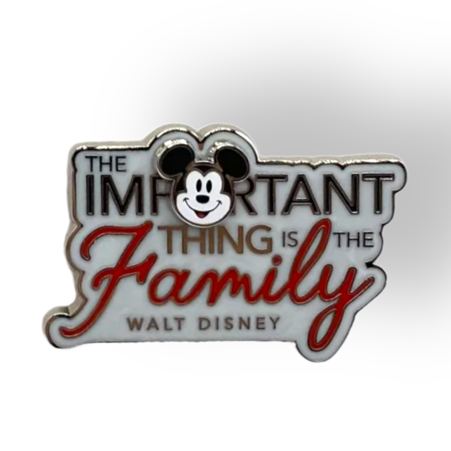 One Family Motto Box Pin Set