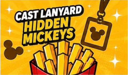 Cast Lanyard Hidden Mickeys