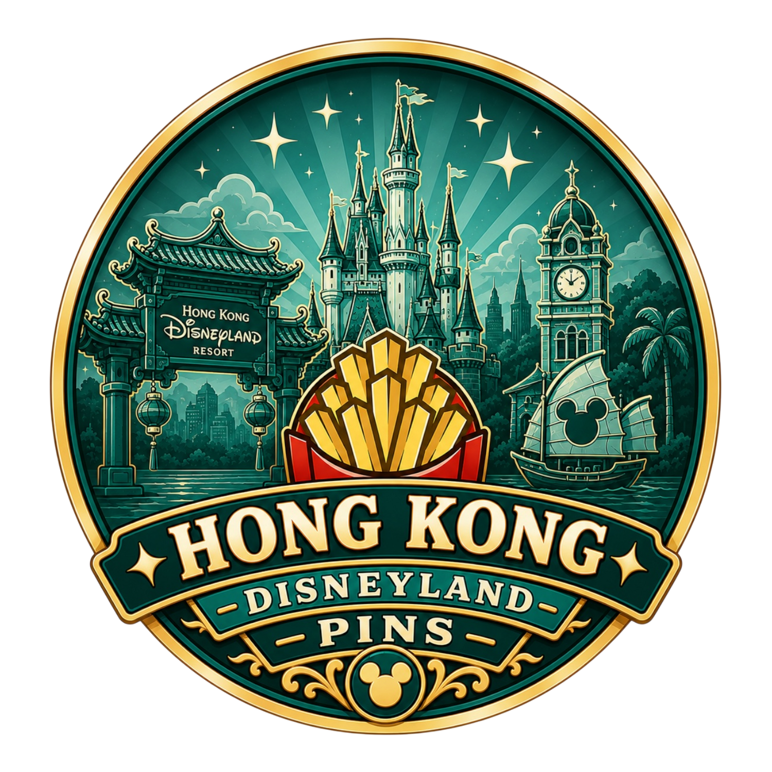 Hong Kong Disneyland Pins