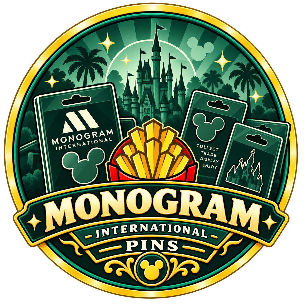 Monogram International Pins
