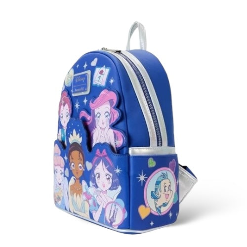 Loungefly Manga Style Disney Princesses Mini-Backpack