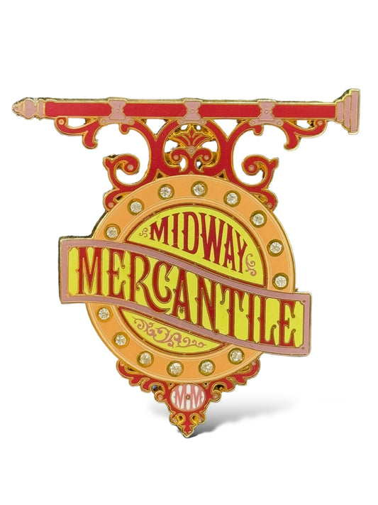 WDI Midway Mercantile Sign Pin