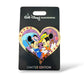 WDI Valentine Jeweled Heart Minnie and Mickey Pin