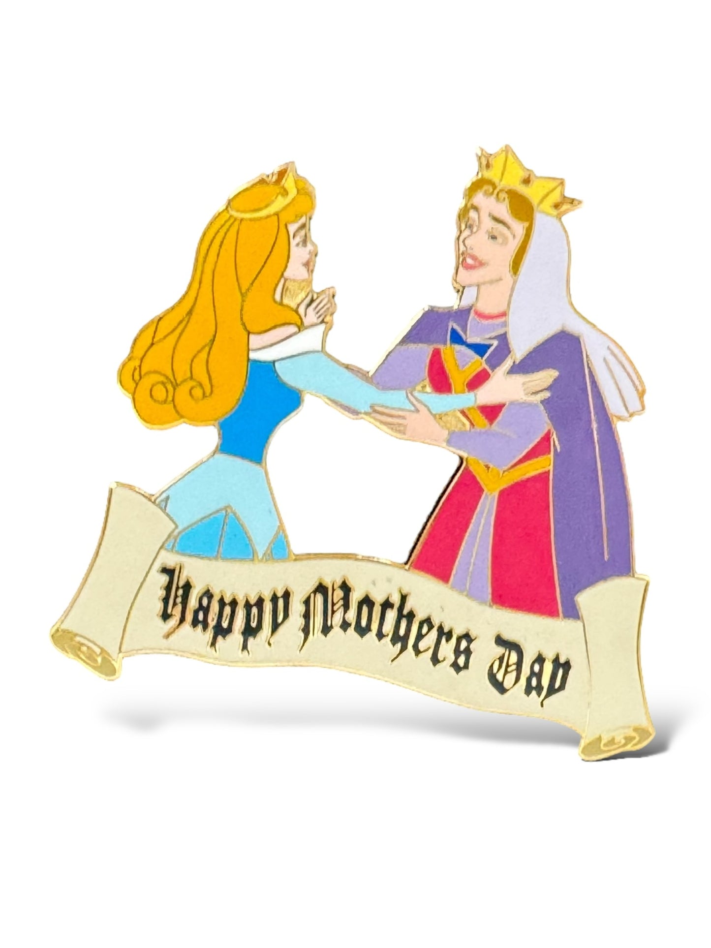 Disney Auctions Happy Mother's Day Aurora and Queen Leah Pin